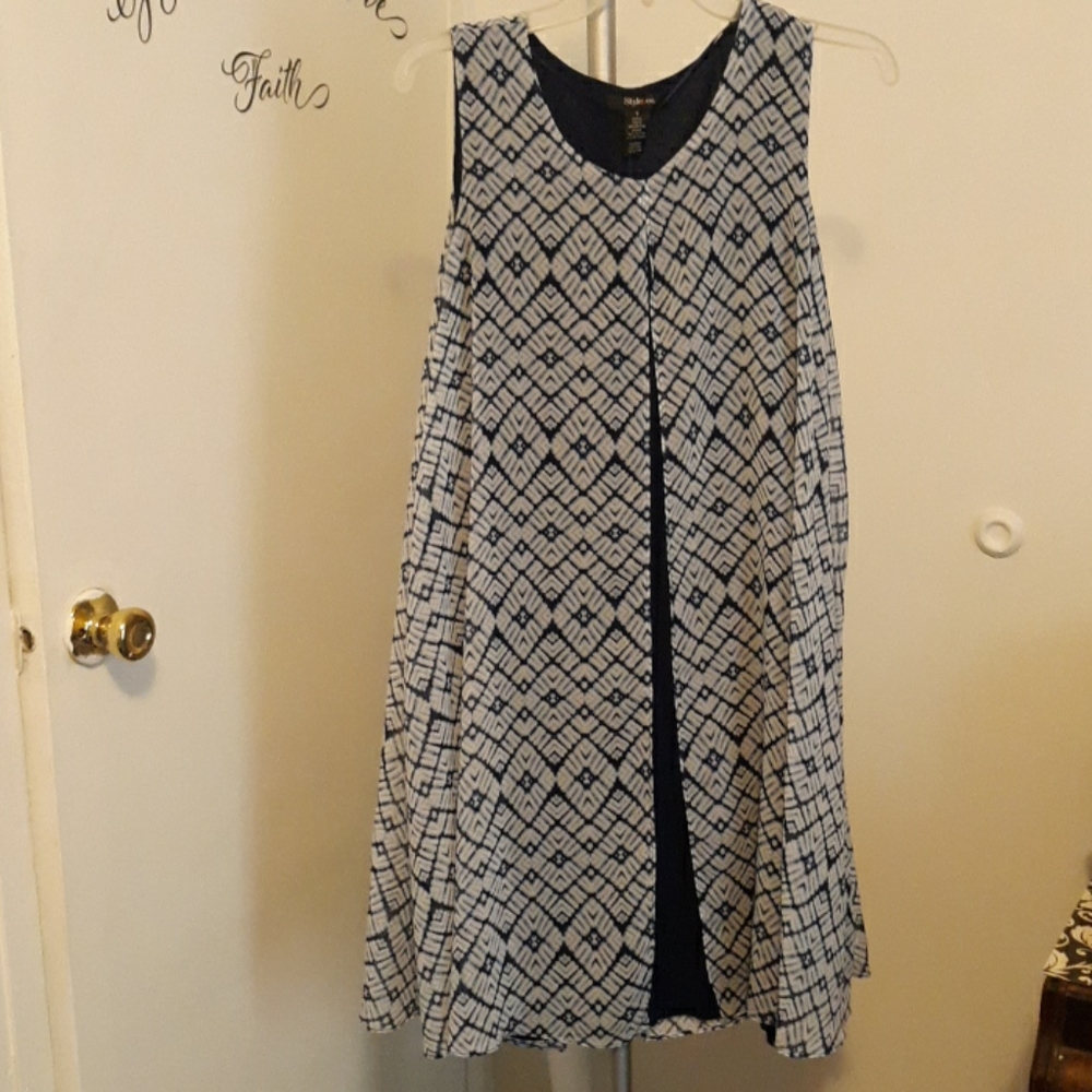Style & Co. Navy blue dress